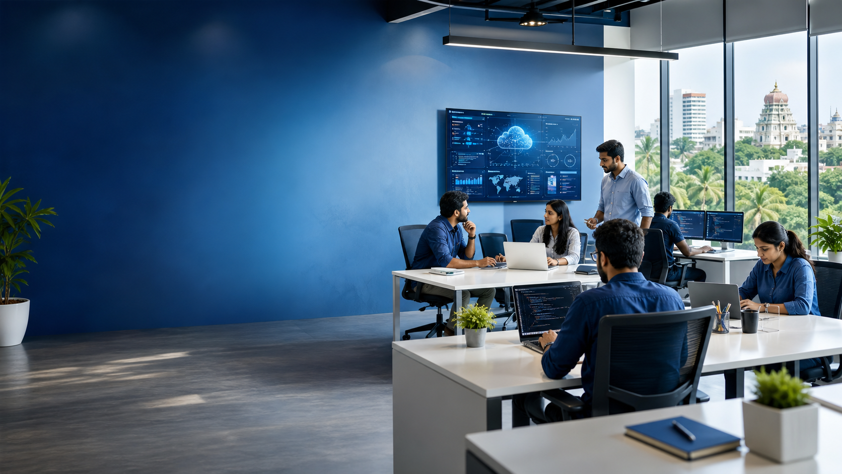 Reizindia Tech Solutions team collaborating on software solutions